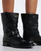 Valentino Garavani Valentino Garavani VLogo leather biker boots - 2