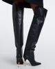 Valentino Garavani Valentino Garavani VLogo leather over-the-knee boots - 3