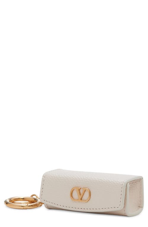 Valentino Garavani Valentino Garavani VLOGO Lipstick Leather Keychain