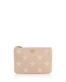 Valentino Garavani Valentino Garavani VLogo Medium Flat Pouch