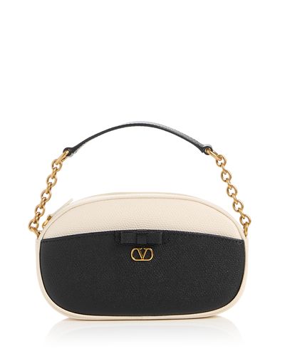 Valentino Garavani Valentino Garavani VLogo Mini Bow Leather Bag