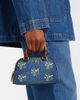 Valentino Garavani Valentino Garavani VLogo Mini floral denim top-handle bag - 2