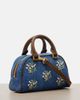 Valentino Garavani Valentino Garavani VLogo Mini floral denim top-handle bag - 4