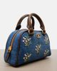 Valentino Garavani Valentino Garavani VLogo Mini floral denim top-handle bag - 6