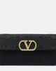 Valentino Garavani Valentino Garavani VLogo Mini moire clutch - 1