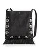 Valentino Garavani Valentino Garavani VLogo Nellcote Fringe Suede Medium Shoulder Bag - 1