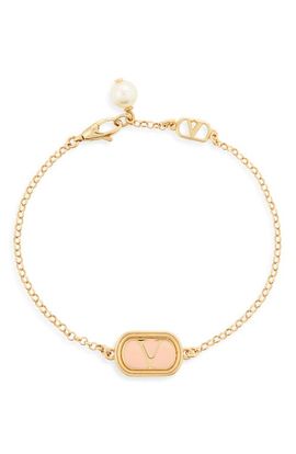 Valentino Garavani Valentino Garavani VLOGO Ovalette Chain Bracelet