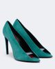Valentino Garavani Valentino Garavani VLogo RÃ©vÃ©lÃ© suede peep-toe pumps - 1