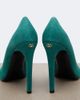 Valentino Garavani Valentino Garavani VLogo RÃ©vÃ©lÃ© suede peep-toe pumps - 6