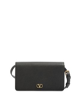 Valentino Garavani Valentino Garavani VLogo Signature Black Leather Mini Bag