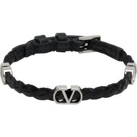 Valentino Garavani Valentino Garavani VLogo Signature Braided Calfskin Bracelet