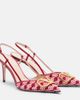 Valentino Garavani Valentino Garavani VLogo Signature crochet slingback pumps - 1