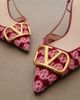 Valentino Garavani Valentino Garavani VLogo Signature crochet slingback pumps - 6