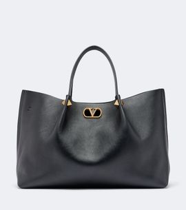 Valentino Garavani Valentino Garavani VLogo Signature Large leather tote bag