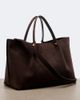 Valentino Garavani Valentino Garavani VLogo Signature Large suede tote bag - 4