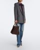 Valentino Garavani Valentino Garavani VLogo Signature Large suede tote bag - 5