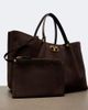 Valentino Garavani Valentino Garavani VLogo Signature Large suede tote bag - 6