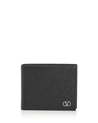 Valentino Garavani Valentino Garavani VLogo Signature Leather Bifold Wallet