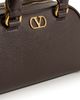 Valentino Garavani Valentino Garavani VLogo Signature Leather Bowling Top Handle Bag - 3