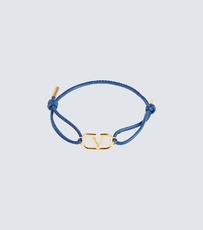 Valentino Garavani Valentino Garavani VLogo Signature leather bracelet