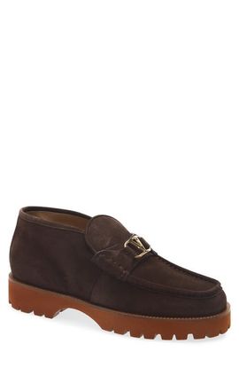 Valentino Garavani Valentino Garavani VLOGO Signature Leather Loafer Boot
