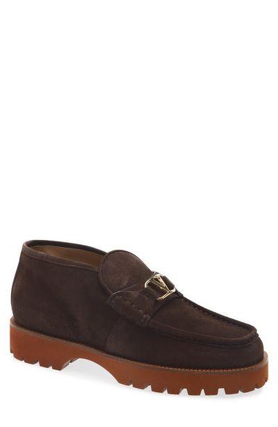 Valentino Garavani Valentino Garavani VLOGO Signature Leather Loafer Boot