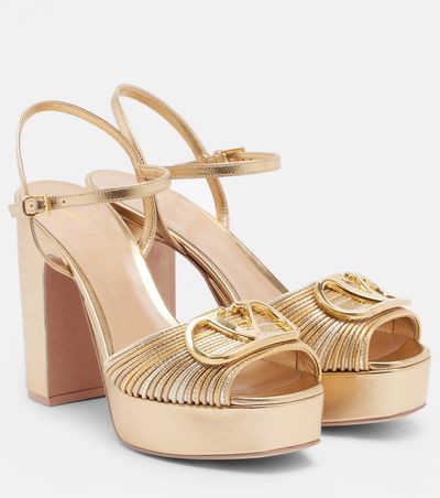 Valentino Garavani Valentino Garavani VLogo Signature leather platform heels