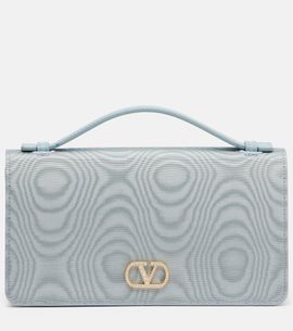Valentino Garavani Valentino Garavani VLogo Signature Mini moirÃ© clutch