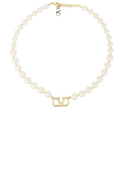 Valentino Garavani Valentino Garavani VLogo Signature Pearl Necklace