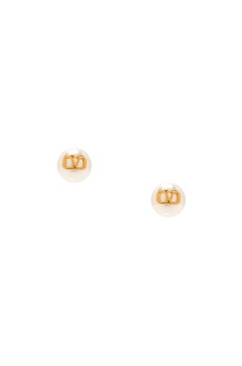 Valentino Garavani Valentino Garavani VLogo Signature Pearl Stud Earrings