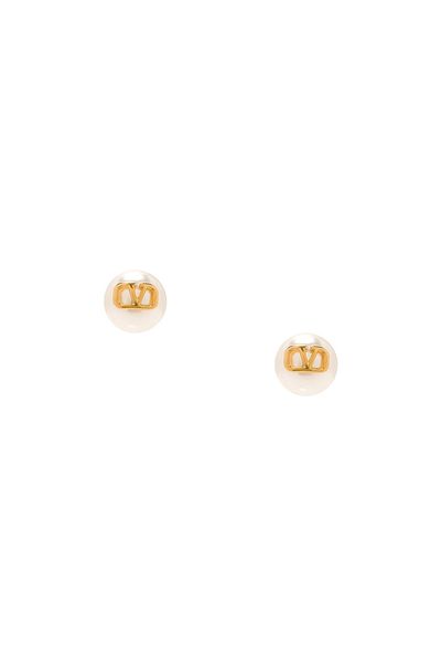 Valentino Garavani Valentino Garavani VLogo Signature Pearl Stud Earrings