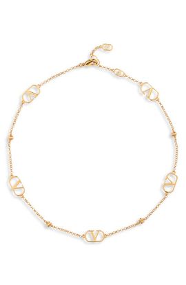 Valentino Garavani Valentino Garavani VLOGO Signature Station Necklace