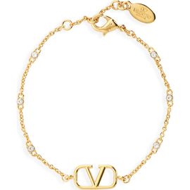Valentino Garavani Valentino Garavani VLOGO Signature Swarovski Crystal Bracelet