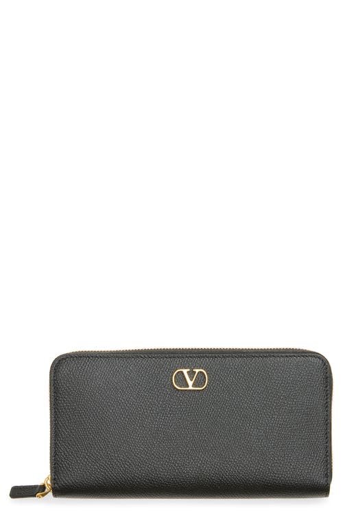 Valentino Garavani Valentino Garavani VLogo Signature Zip Around Continental Wallet