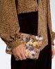 Valentino Garavani Valentino Garavani VLogo Small floral jacquard pouch - 2