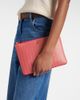 Valentino Garavani Valentino Garavani VLogo striped leather pouch - 2