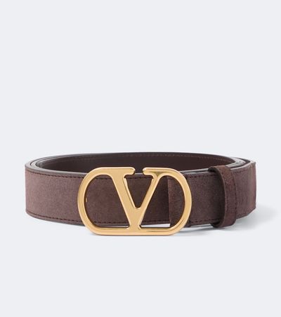 Valentino Garavani Valentino Garavani VLogo suede belt