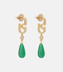 Valentino Garavani Valentino Garavani VLogo Swarovski®-embellished earrings