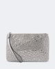 Valentino Garavani Valentino Garavani VLogo Swarovski®-embellished leather pouch - 1