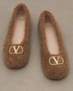 Valentino Garavani Valentino Garavani VLogo teddy ballet flats - 6