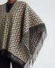 Valentino Garavani Valentino Garavani VLOGO Toile Iconographe Virgin Wool & Cashmere Poncho - 4