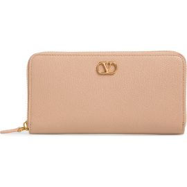 Valentino Garavani Valentino Garavani VLOGO Zip Around Leather Continental Wallet