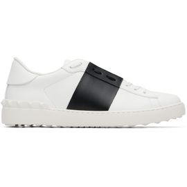 Valentino Garavani Valentino Garavani White Calfskin Open Sneakers