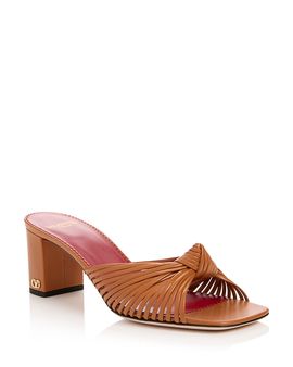Valentino Garavani Valentino Garavani Women's Annet Knotted Slide Sandals