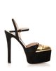 Valentino Garavani Valentino Garavani Women's Buckled Leather Platform Pumps - 3