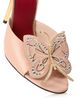 Valentino Garavani Valentino Garavani Women's Embellished Leather Slide Sandals - 6
