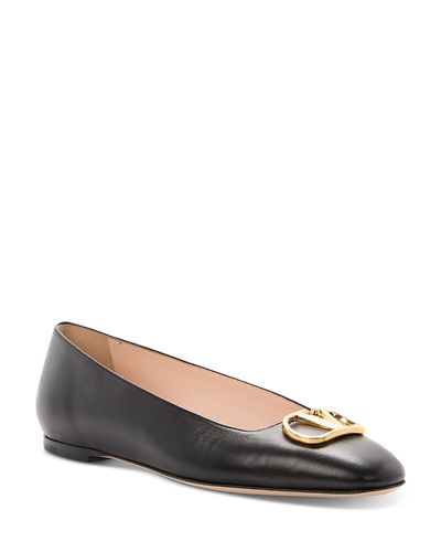 Valentino Garavani Valentino Garavani Women's Embellished VLogo Ballet Flats