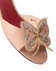 Valentino Garavani Valentino Garavani Women's Flutterby Embellished Leather Slide Sandals - 6