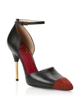 Valentino Garavani Valentino Garavani Women's Leather Ankle Strap Pumps