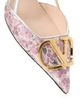 Valentino Garavani Valentino Garavani Women's Pointed Leather Slingback Pumps - 6